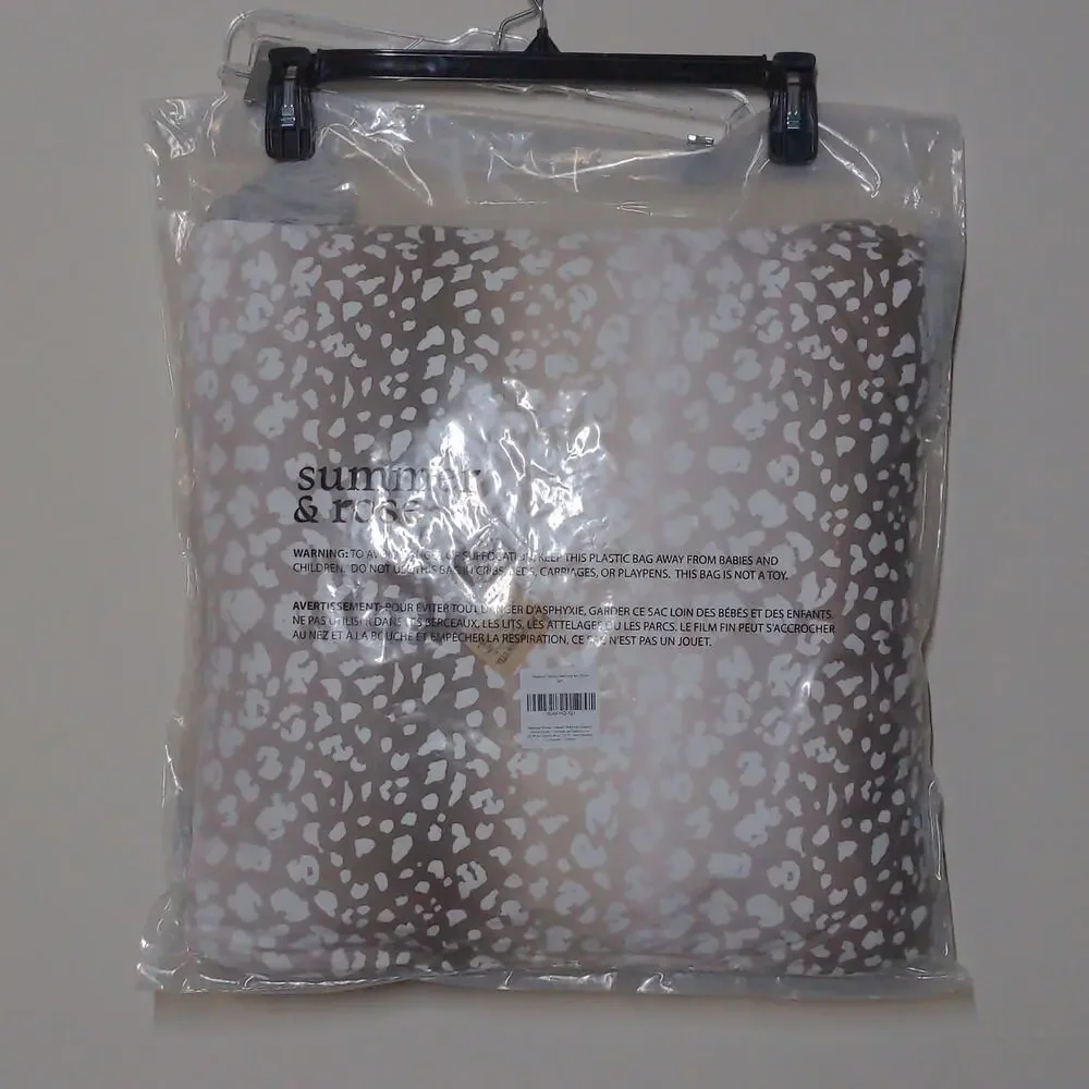 Summer & Rose Melrose Throw Pillow Animal Print Tassels New with Tags (NWT)